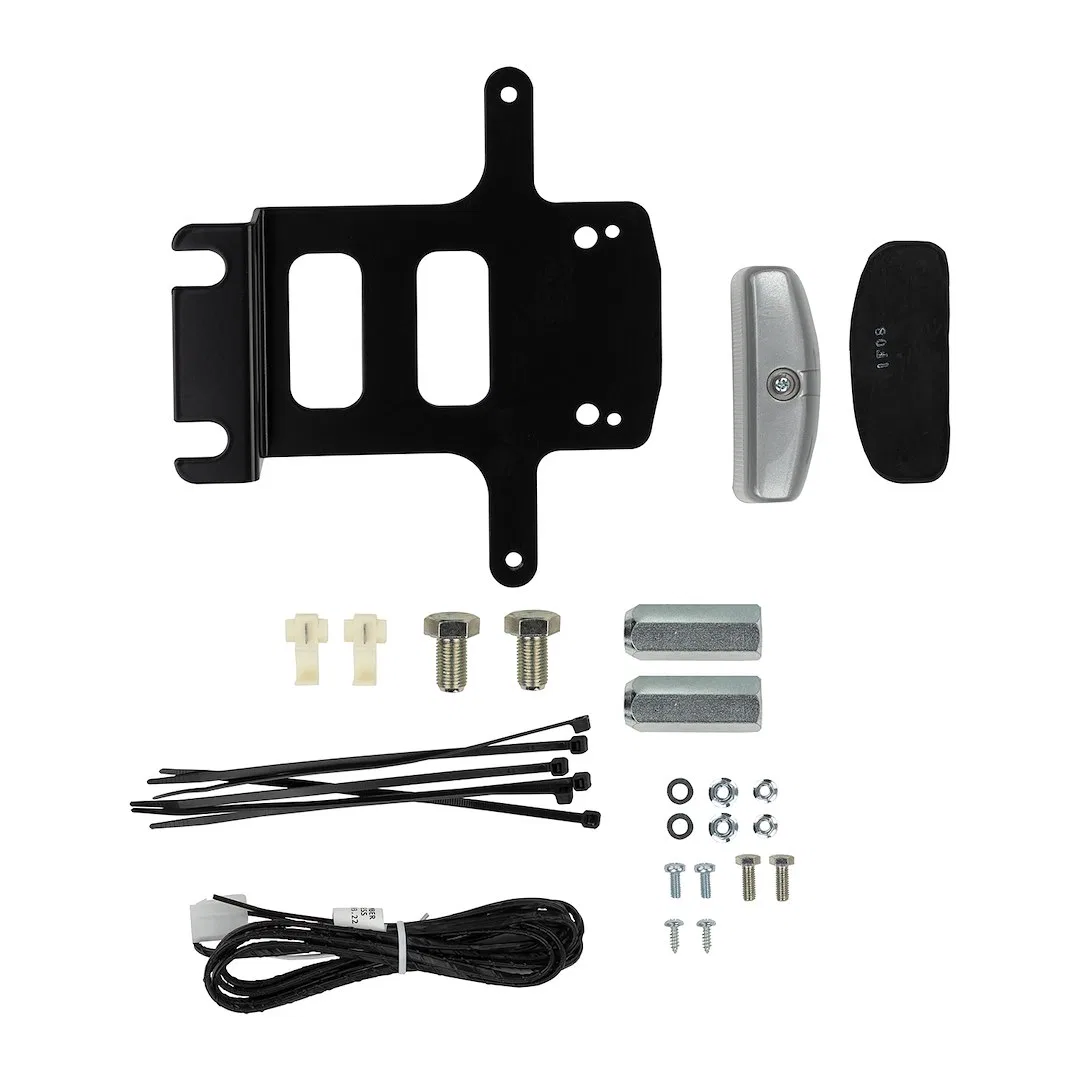 5750390 – ARB USA License Plate Relocation Kit, Relocates To Spare Tire With Light With Bracket And Hardware